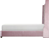 ELEINA Pink Velvet 72" Height Bed