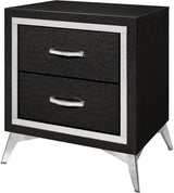 ELEINA Black Velvet Bedroom Set