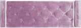 ELENA Pink Velvet 52" Wide Storage Bench