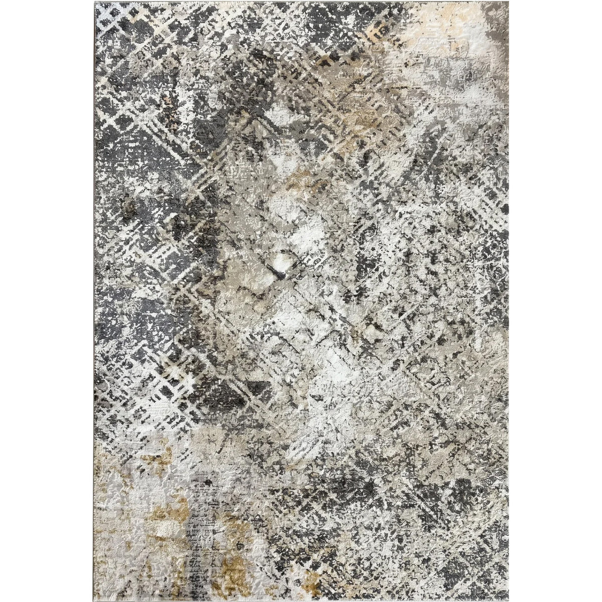 Elysian Charcoal/Gold 5 x 8 Rug