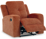 EMBASSY Spice Orange Reclining Sofa & Loveseat