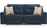 EMBASSY Ink Blue Reclining Sofa & Loveseat