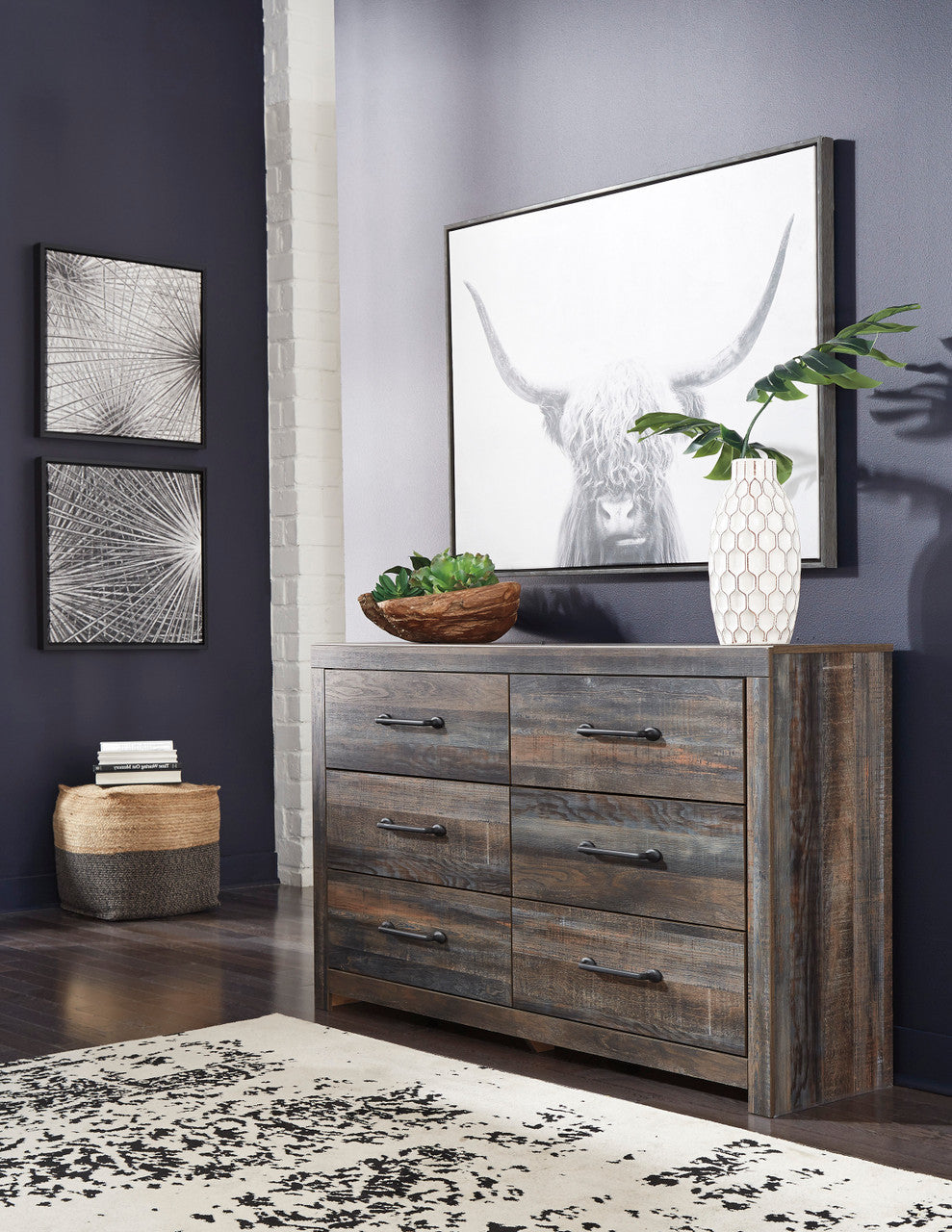 EMEK Brown 59" x 36" Height Dresser