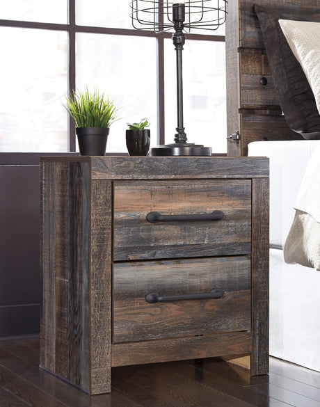 EMEK Brown 22" Wide x 24" Height Night Stand with USB connection
