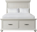 EMERSEN White Storage Platform Bedroom Set