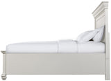 EMERSEN White 64" Height Platform Bed with Oversized Drawers