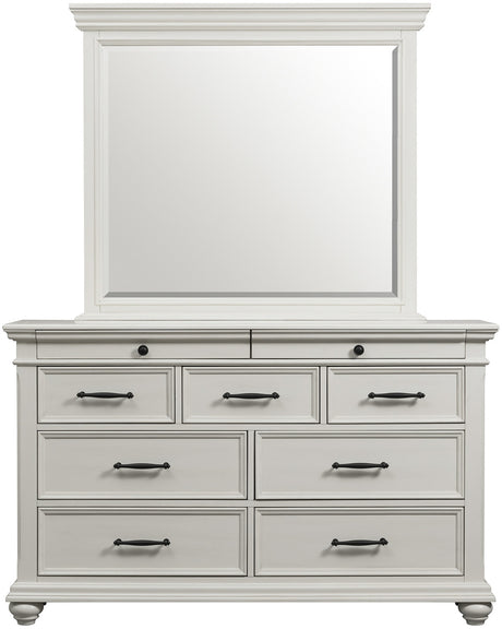 EMERSEN White Storage Platform Bedroom Set