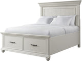 EMERSEN White Storage Platform Bedroom Set