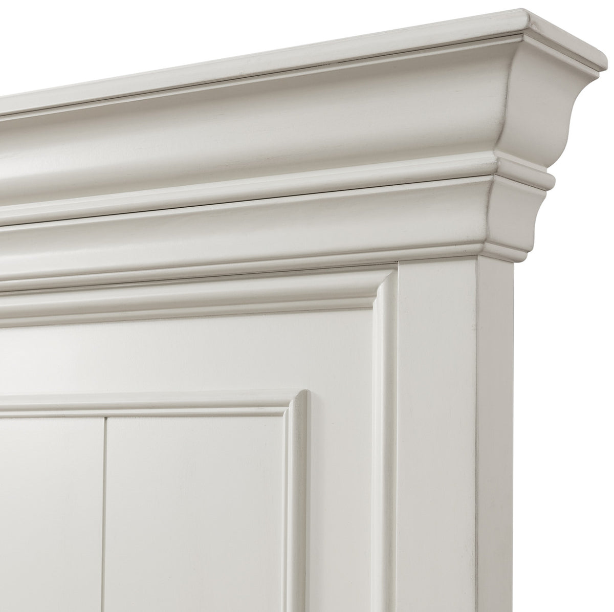 EMERSEN White 64" Height Platform Bed with Oversized Drawers