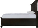 EMERSEN Antique Black 64" Height Platform Bed