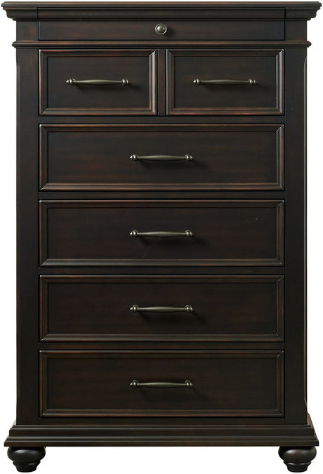 EMERSEN Black Storage Platform Bedroom Set