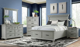 EMERSEN Gray 36" x 54" Chest with Jewelry Drawer