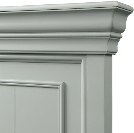 EMERSEN Gray Storage Platform Bedroom Set