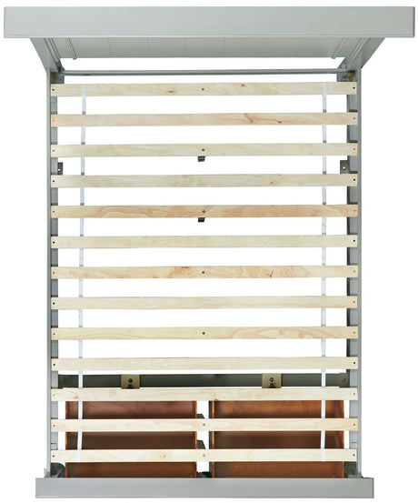 EMERSEN Gray Storage Platform Bedroom Set