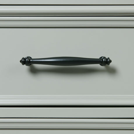 EMERSEN Gray 62" x 80" Height Dresser & Mirror with Jewelry Drawers