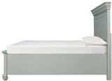 EMERSEN Gray 64" Height Platform Bed with Oversized Drawers