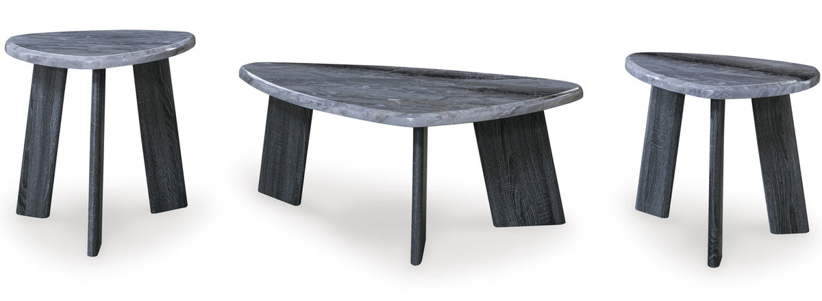 EMILIANO Faux Marble 3 Piece Tables