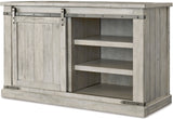 ENCINO Whitewash 50" Wide TV Stand