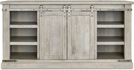 ENCINO Whitewash 60" Wide TV Stand