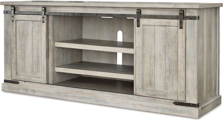 ENCINO Whitewash 70" Wide TV Stand