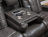 ERIKSON Gray Power Reclining Sofa & Loveseat
