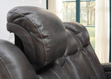 ERIKSON Gray Power Reclining Sofa & Loveseat