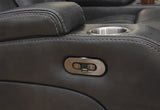 ERIKSON Gray 82" Wide Power Reclining Sofa