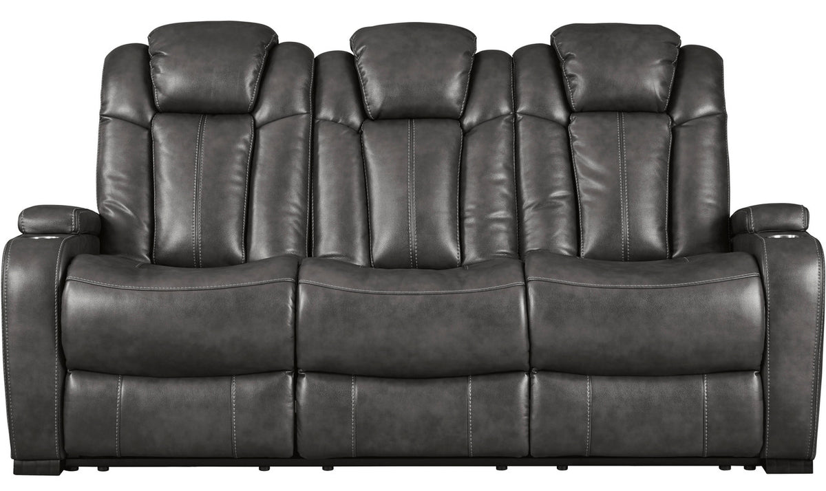 ERIKSON Gray 82" Wide Power Reclining Sofa