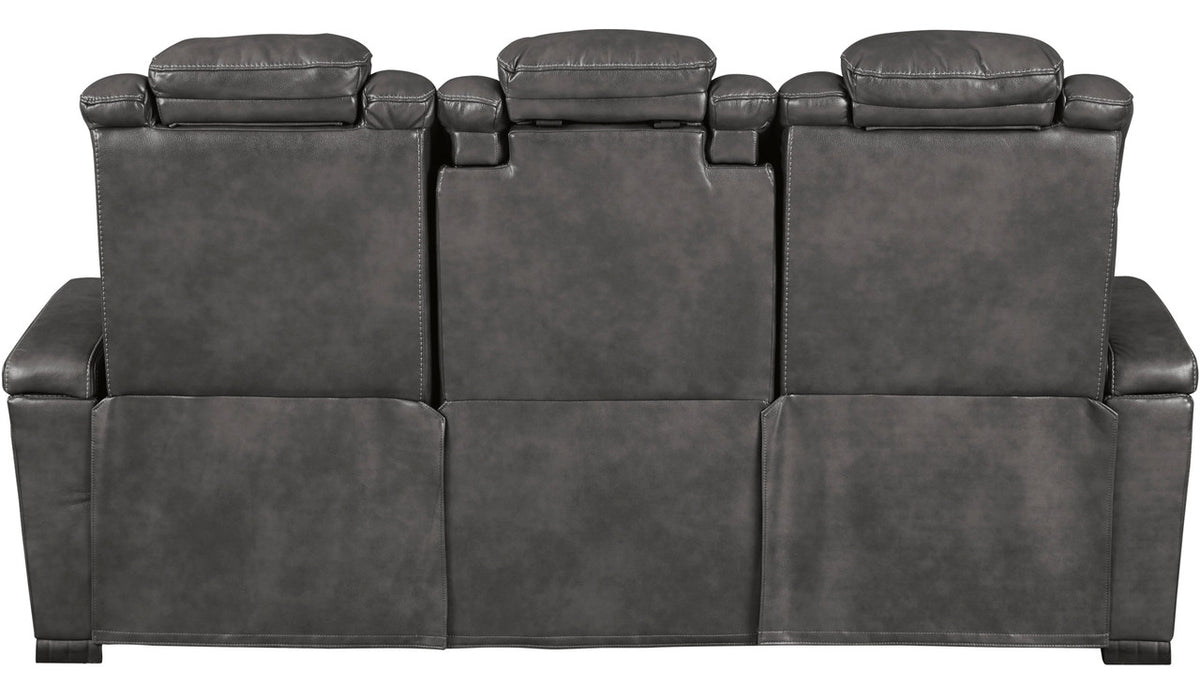 ERIKSON Gray 82" Wide Power Reclining Sofa