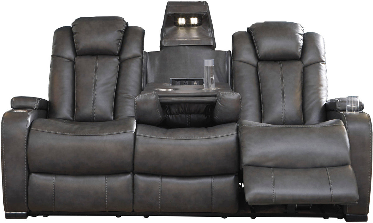ERIKSON Gray 82" Wide Power Reclining Sofa
