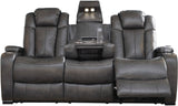 ERIKSON Gray 82" Wide Power Reclining Sofa