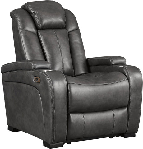 ERIKSON Gray 36" Wide Power Reclining Loveseat
