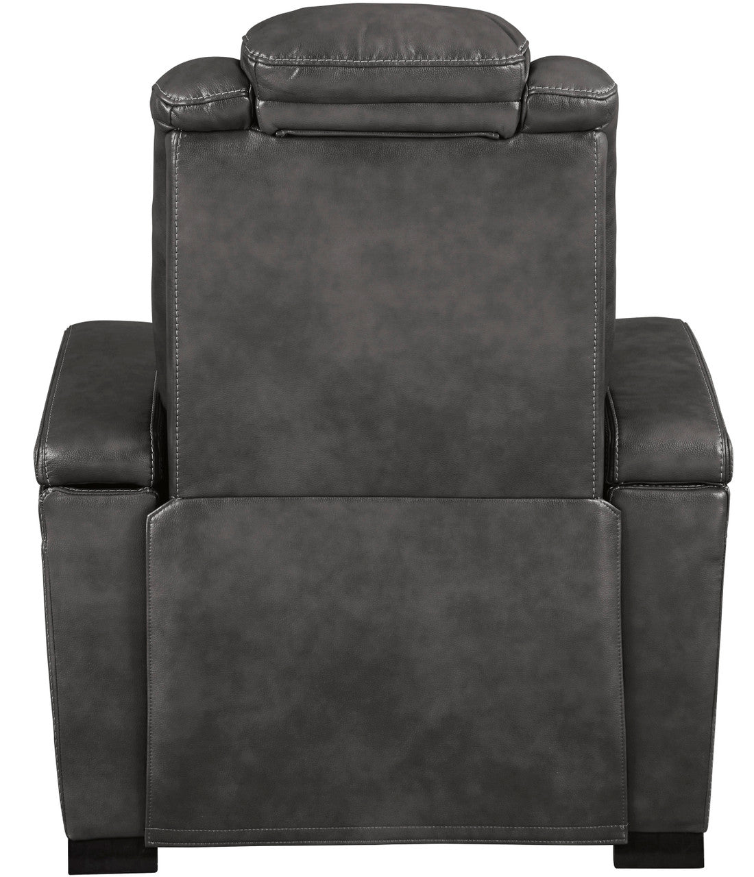 ERIKSON Gray 36" Wide Power Reclining Loveseat