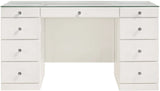 ESVETT Glossy White 57" Wide Vanity