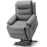 ETHEN Gray Linen 32" Wide x 38" Height Power Lift Recliner