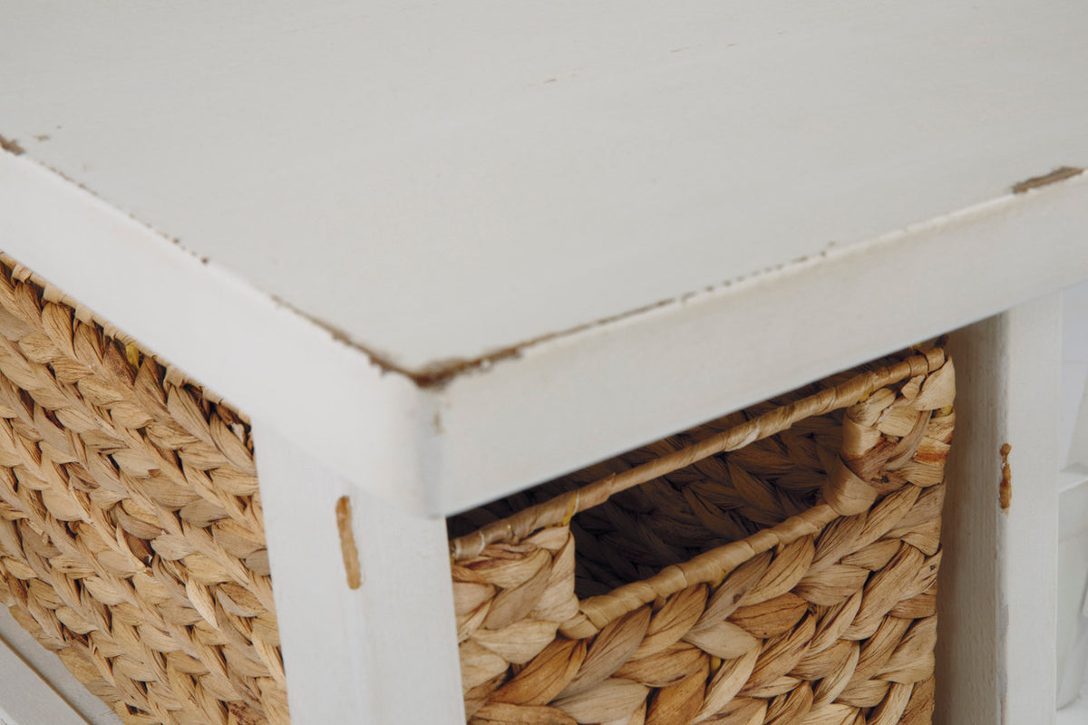 EVIE Antique White 42" Wide Desk