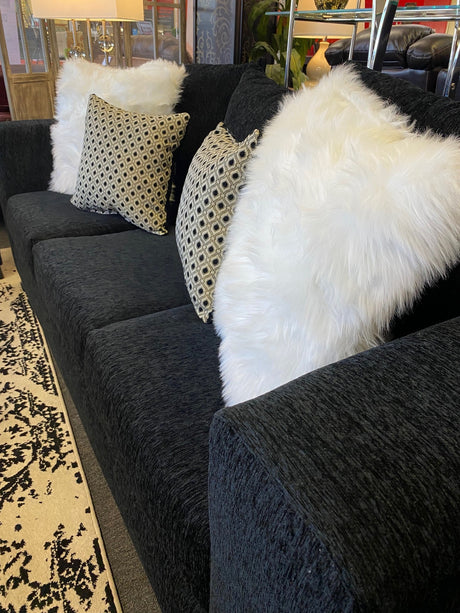 EXELLA Black Sofa & Loveseat