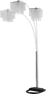 EZENIA Crystal 90" Height Arched Floor Lamp