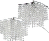 EZENIA Crystal 90" Height Arched Floor Lamp