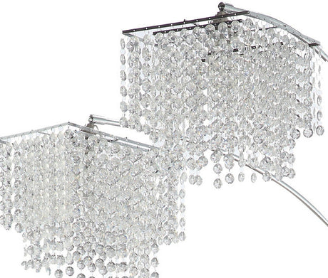 EZENIA Crystal 90" Height Arched Floor Lamp