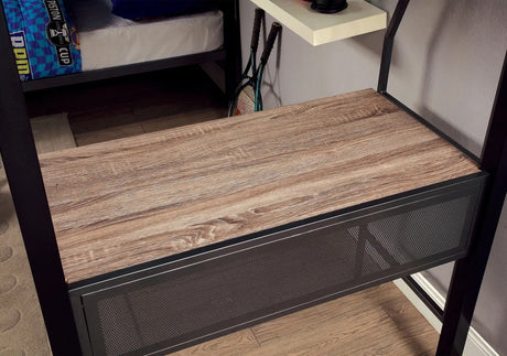 EZRA L-Shaped Triple Twin Bunk Bed