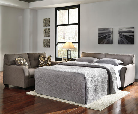 EASTON Slate Gray 78" Wide Full Sofa Sleeper