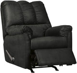 EDELINE Black Microfiber 33" Wide x 42" Height Rocker Recliner