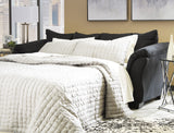 EDELINE Black 90" Wide Full Sofa Sleeper with Mattress