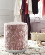ELIZA Pink 18" Wide x 21" Height Stool  *CLEARANCE