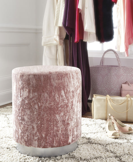 ELIZA Pink 18" Wide x 21" Height Stool  *CLEARANCE