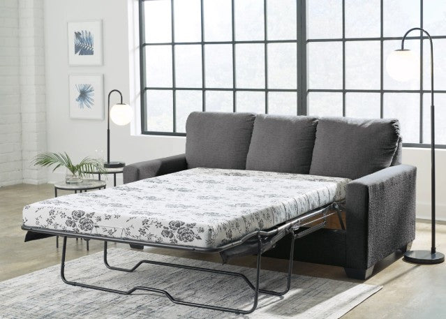ELOWEN Gray 76" Wide Full Size Sofa Sleeper