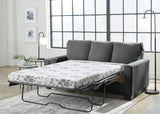 ELOWEN Gray 76" Wide Full Size Sofa Sleeper