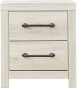 EMEK White 22" Wide x 24" Height Night Stand with USB connection