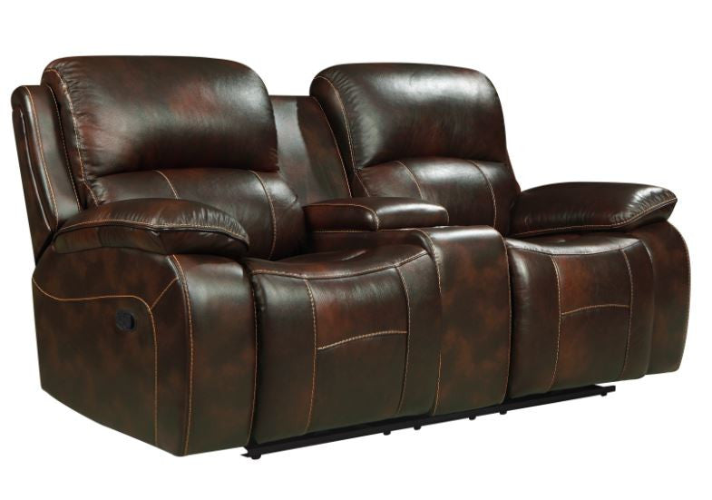 EMMETT Top Grain Leather Reclining Livingroom